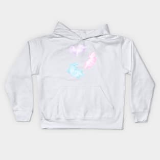 cute hippos Kids Hoodie